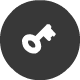 Key round button